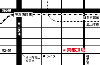 京都道場地図